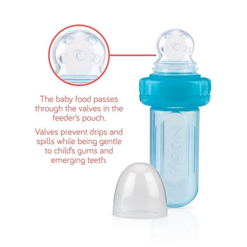 E-Z Squee-Z Silicone Baby Food Dispenser | Green